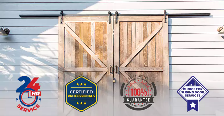 Commercial Barn Door Repair in Parkland