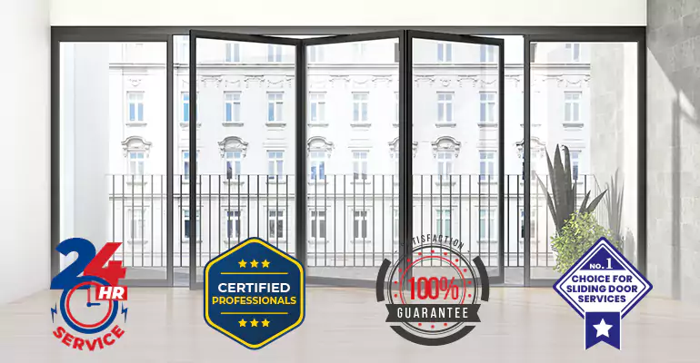 Sliding Accordion Door Repair in Parkland