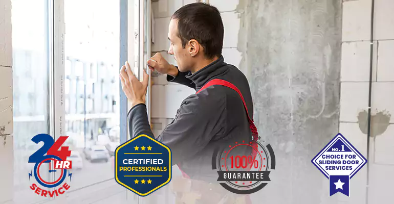 Residential Sliding Glass Door Window Replacement in Parkland