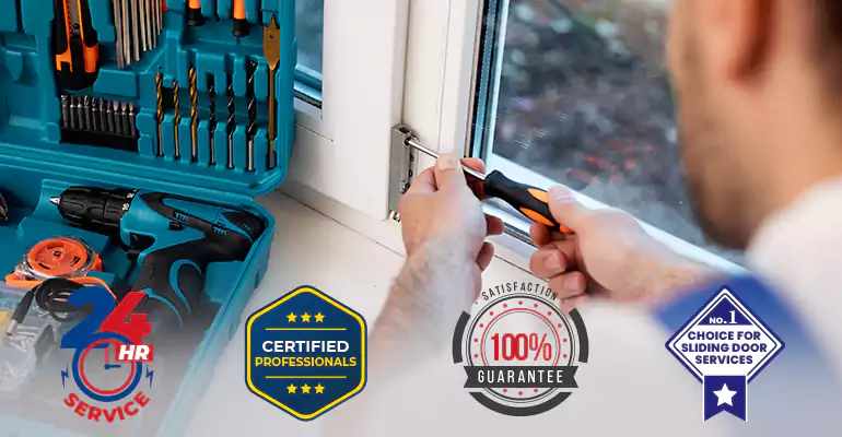 Sliding Patio Door Squeaks Repair Near Me in Parkland